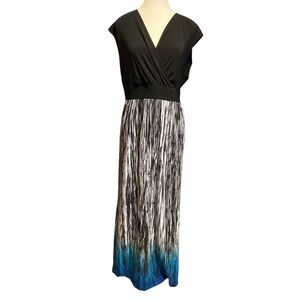 Elegant Black and Blue Maxi Dress
BIN #8